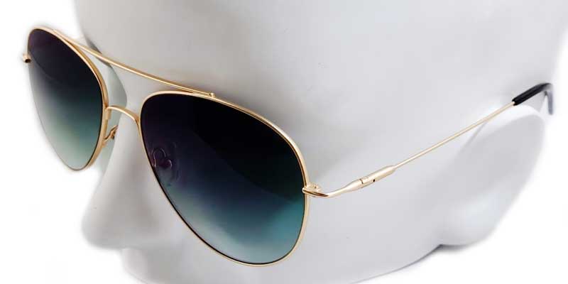 gold aviator prescription sunglasses